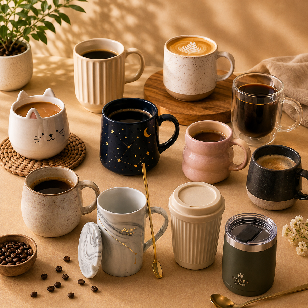 Coffee Mugs & Cups